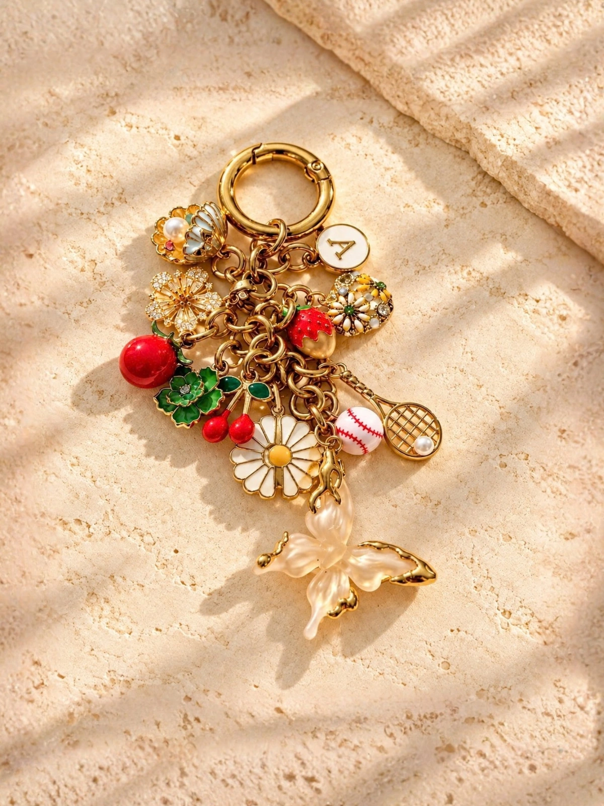 Garden Story — Kişiselleştirilebilir | Bag Charm Keychain